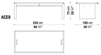 B&B Italia Project Прямоугольный стол для совещаний Ac executive sun-id-1441988 - Вид №1