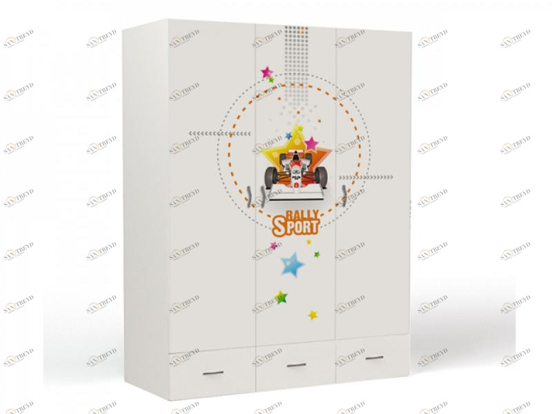 Шкаф ABC-KING 3х дверный Sport 4631147958976