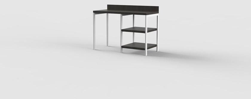 Mobilspazio Прямоугольный стол с полками для гостиниц Urban sun-id-1471606 - Вид №53