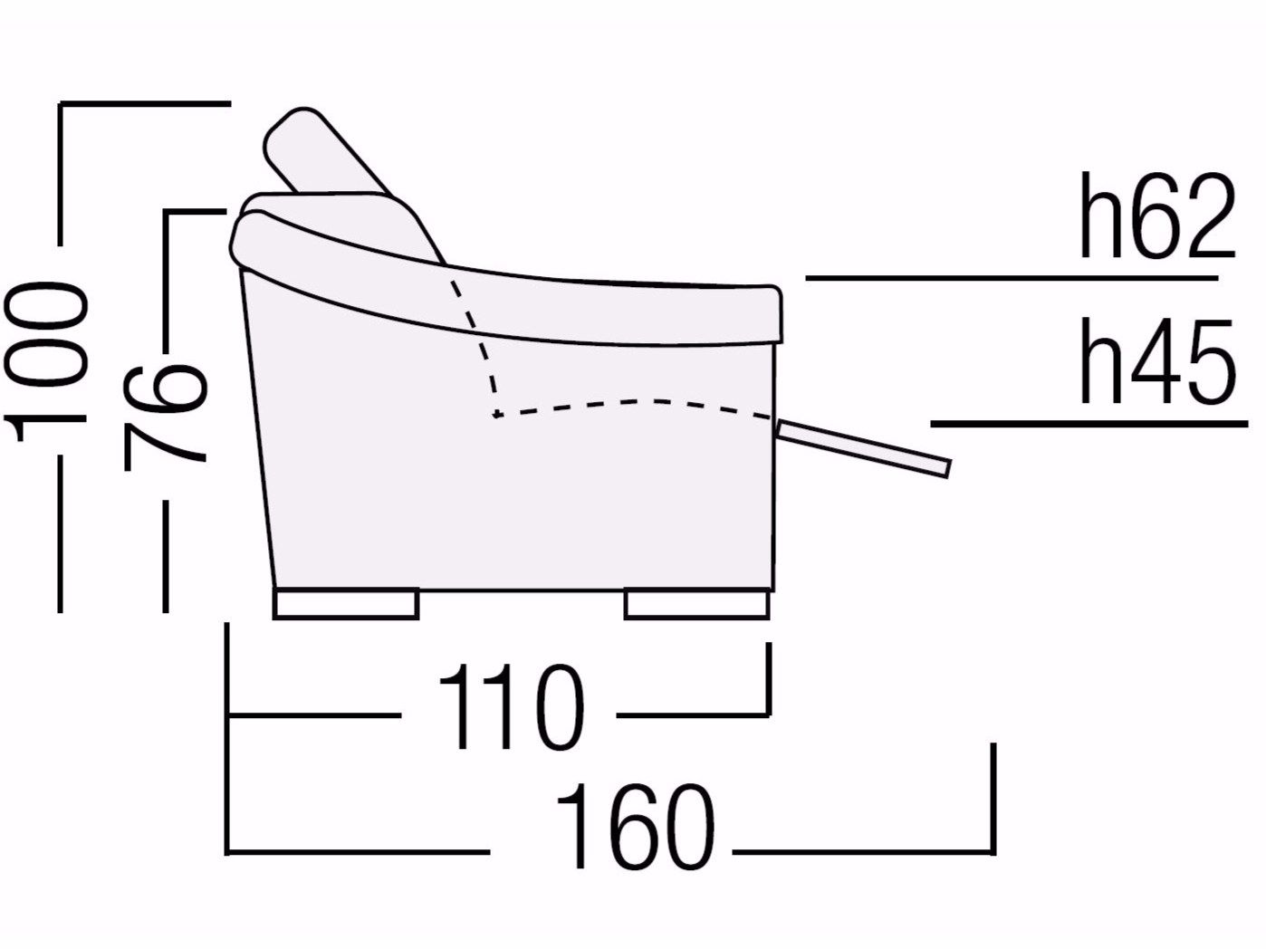 Кожаный модульный диван Egoitaliano AIKO ARCH-00055234 - Вид №4