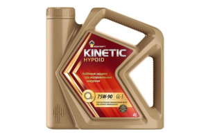 17940499 Трансмиссионное масло Kinetic Hypoid 75W-90 GL-5 п-синт. кан. 4 л 40816142 Роснефть