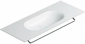 1125HZBM Подвесная раковина настенная консольная овальная CERAMICA CATALANO  белая