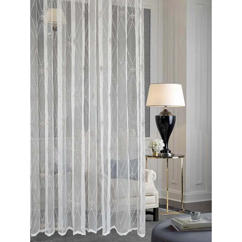 Тюль Santreyd 15482 V8 — воздушная сетка для изящных штор 89390559 STLM-1325844