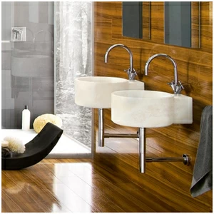 C4522 Подвесная раковина настенная овальная Neutra Design  белая