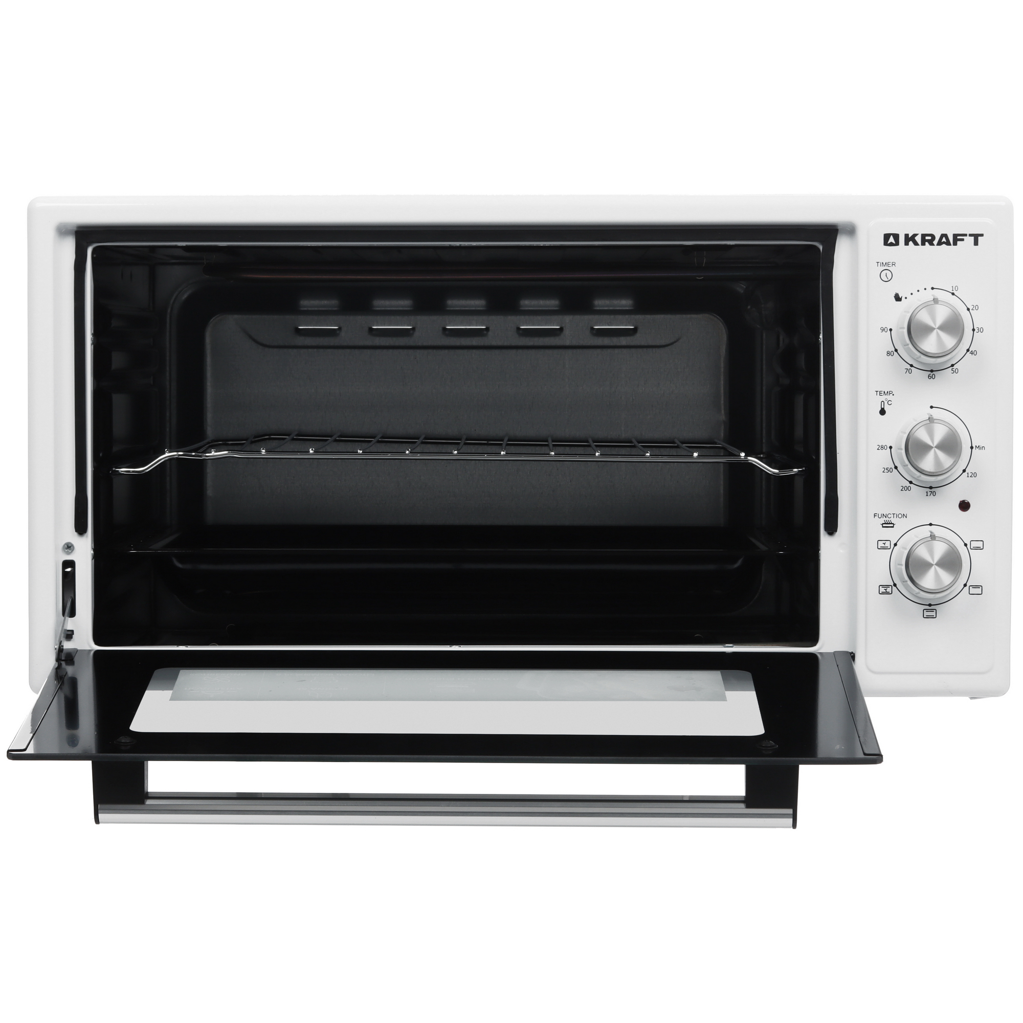 9131519 Мини-печь Kraft KF-MO 4806 FW белый STDN-0043263 - Вид №5