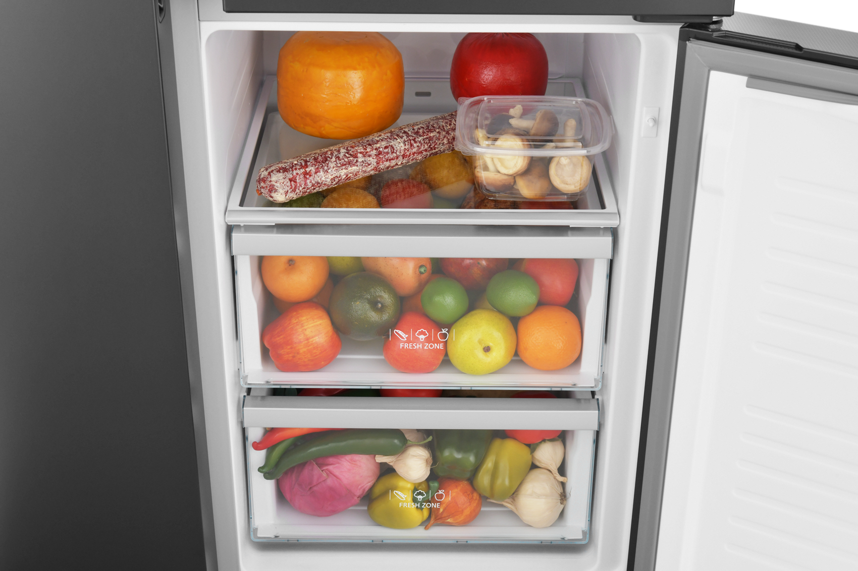 9185196 Холодильник Side by Side   ZUGEL ZRTD459XB черный STDN-0120863 - Вид №8