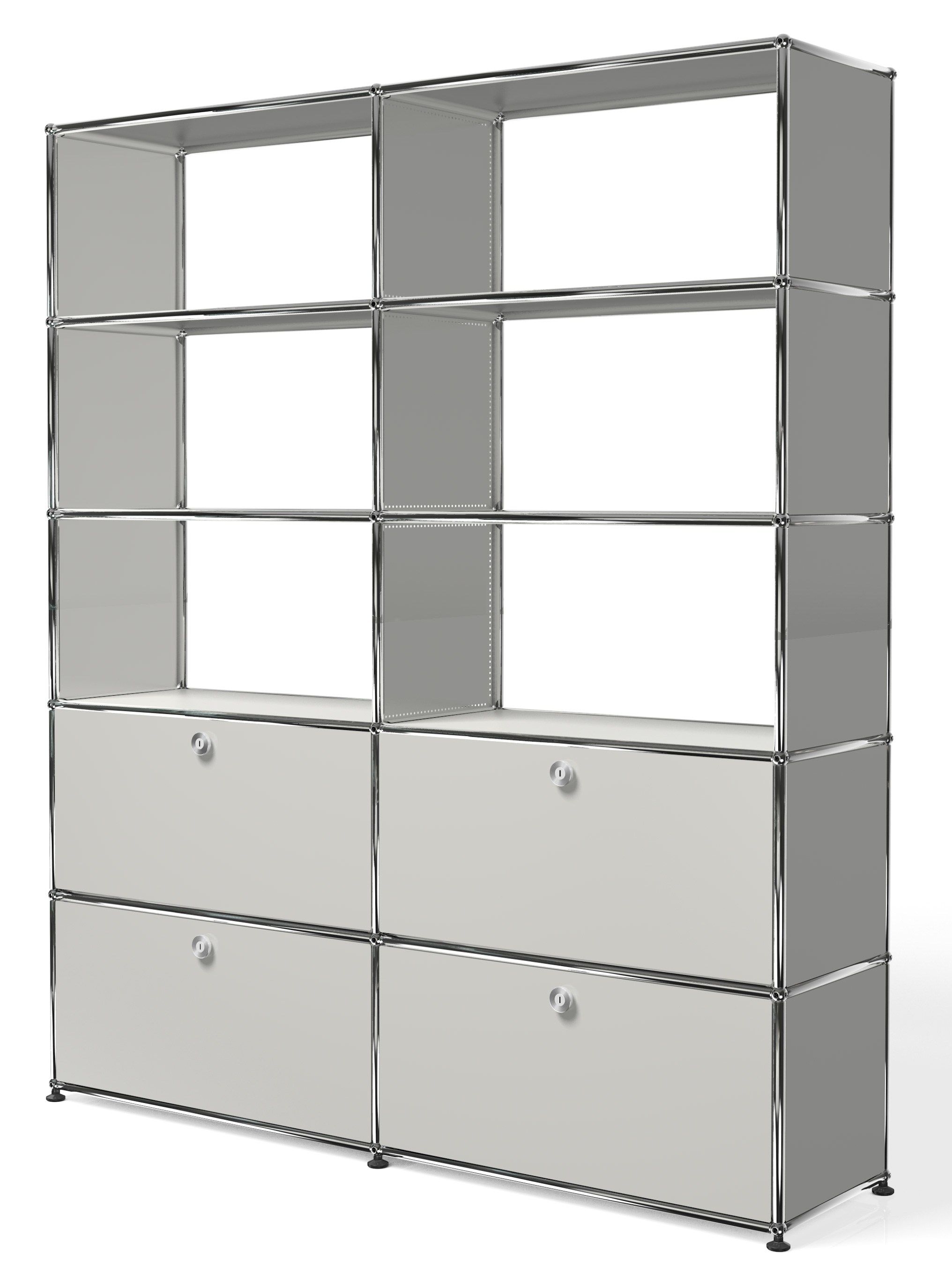 Секционный книжный шкаф из металла USM USM Haller System ARCH-00108209 - Вид №5