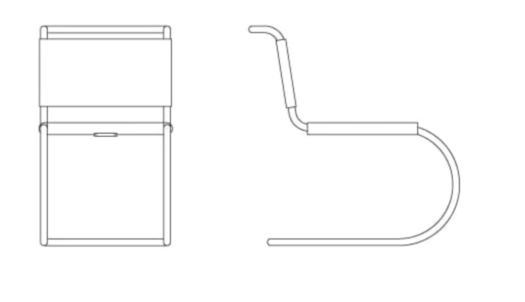 Консольный стул из ротанга Knoll MR ARCH-00113439 - Вид №2