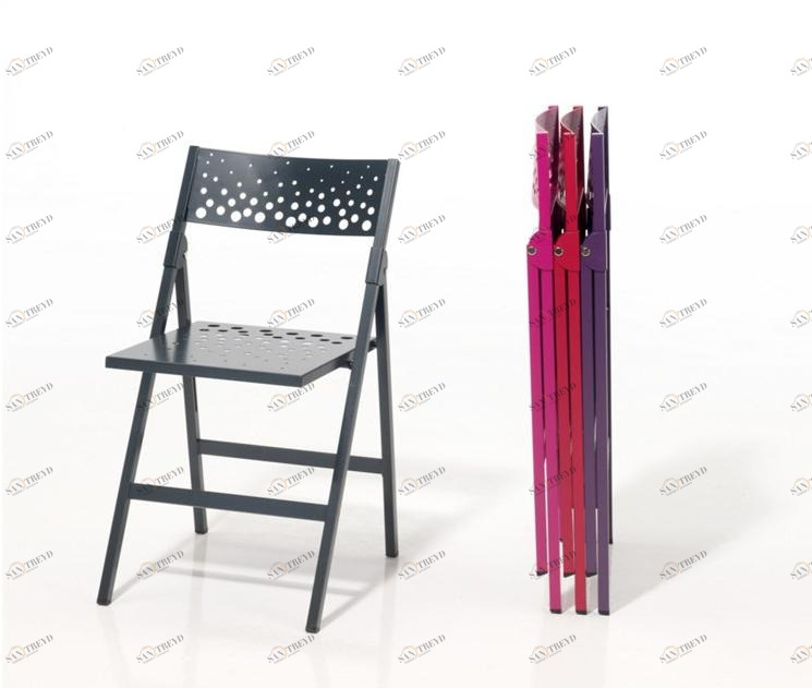 MOBLIBERICA Складной металлический стул Moon sun-id-1493913