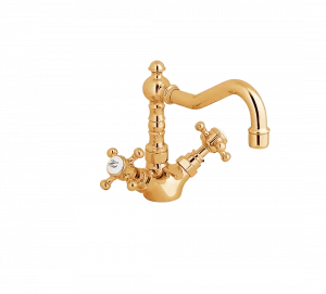 Gentry Home Центр смесителя для раковины до центра два отверстия под смеситель мм Antique Темное золото GH101304