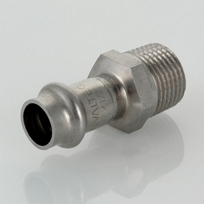 VTi.901.I.002805 Пресс-фитинг из нержавеющей стали с наружной резьбой Valtec 28 мм х 3/4"  - Вид №7