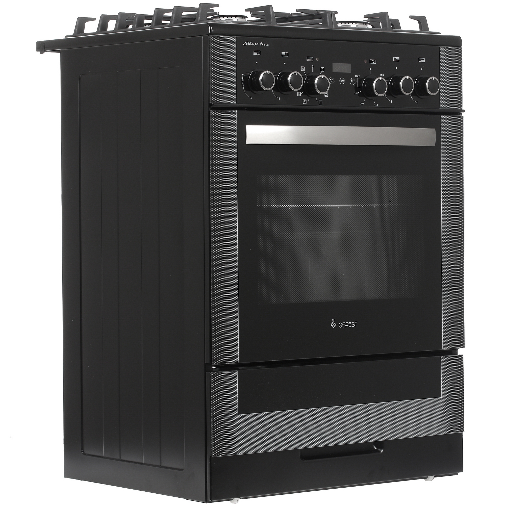 1089390 Комбинированная плита Gefest 6502-03 0044 черный STDN-0139116 - Вид №1