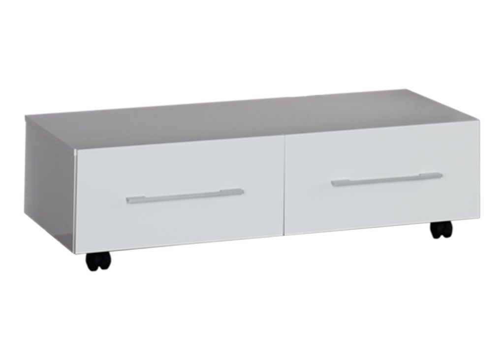 Тумба подкатная Aquanet Верона 100 белый (2 ящика) 00175401 - Вид №1