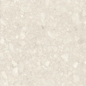 Глазурованный керамогранит Duna Terrazzo Clay Carving 60x60 см 1.44 м² матовый цвет белый