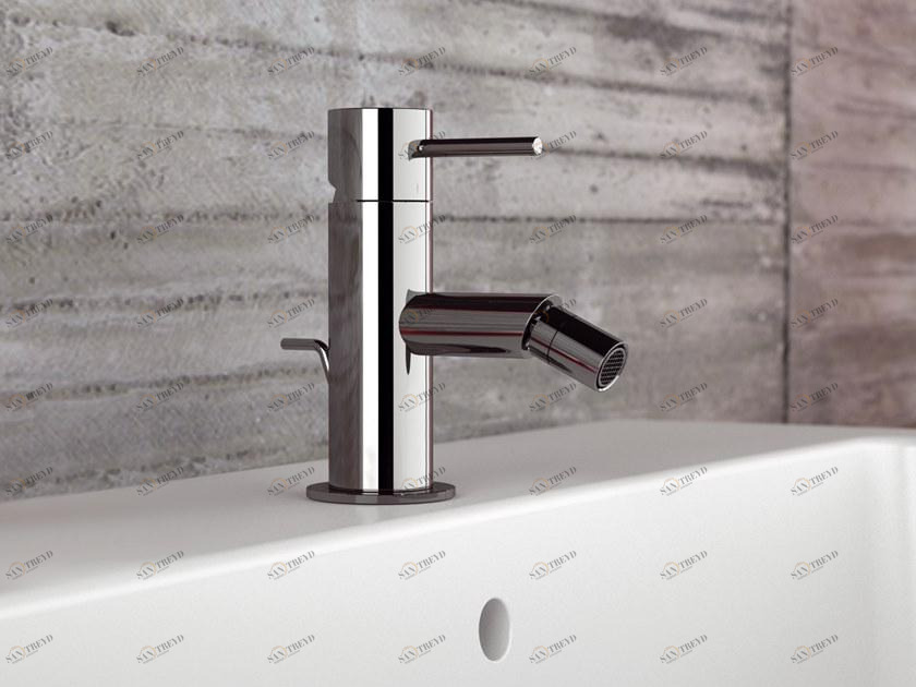 Rubinetterie Mariani Смеситель для биде, однорычажный, из латуни на террасе Ultraminimal 493/um