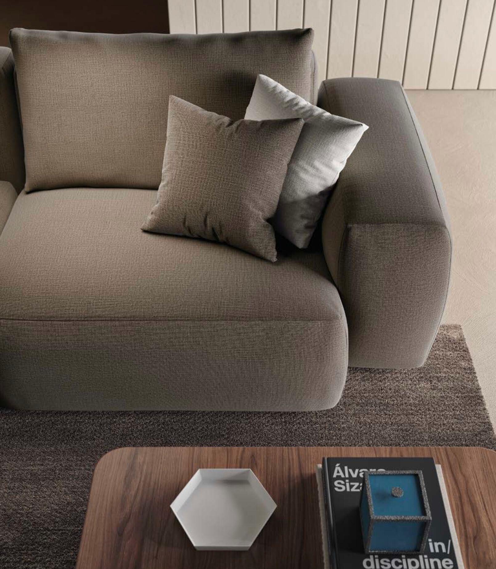 Тканевый диван с полуостровом Marac Mistral ARCH-00092642 - Вид №4