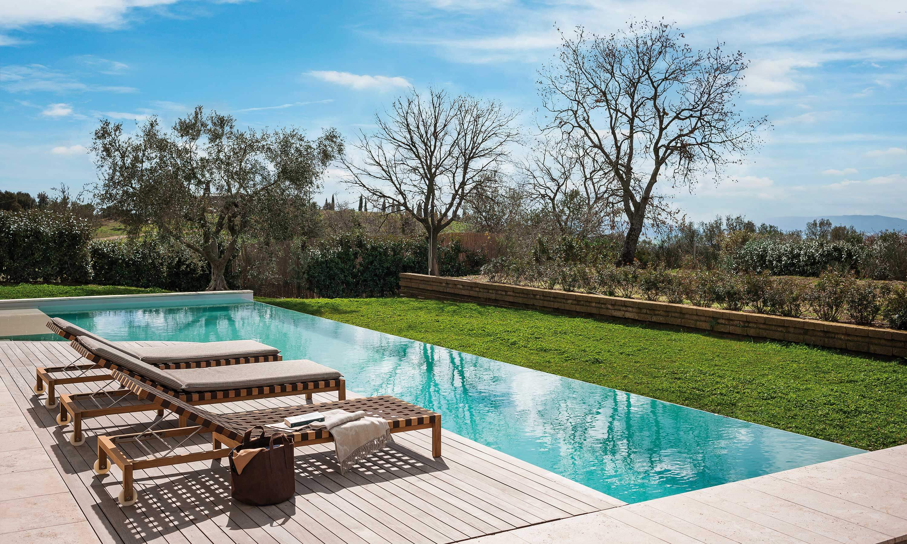 Садовая кровать из тикового дерева с колесами RODA ARCH-00113302 - Вид №1