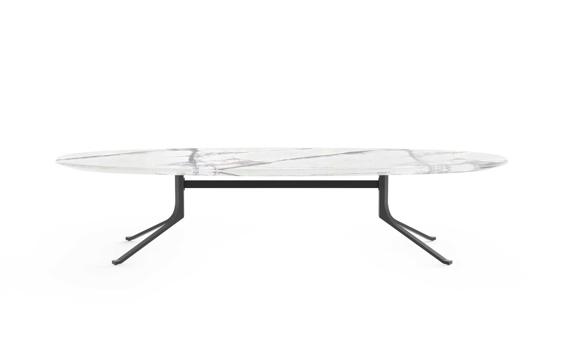 Журнальный столик Blink Oval - Stone Top Stellar Works BL-T220-ST