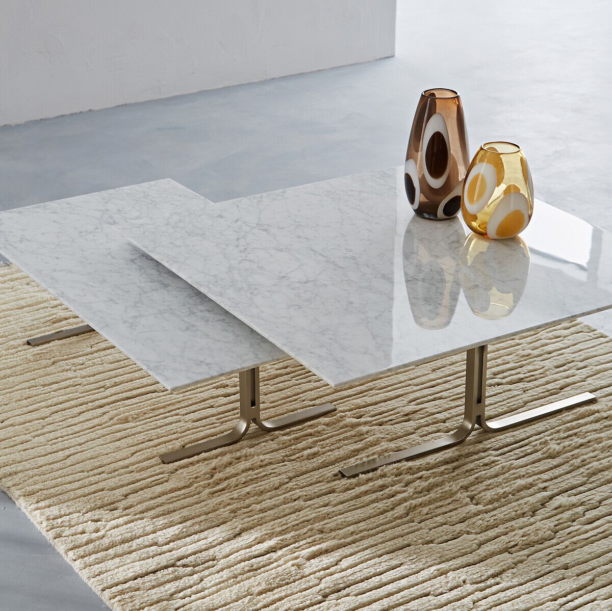 Квадратный журнальный столик из каррарского мрамора AMPM BELNO ARCH-00087986 - Вид №3