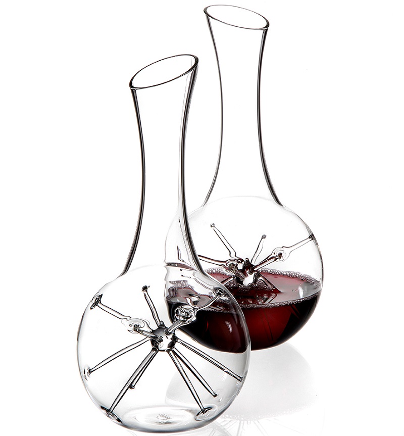 4946.PB Zieher Набор для вина, декантер "STAR" mini 0.7 л, 2 бокала VISION "Straight" п/к Боросиликатное стекло/Хрусталь  - Вид №5