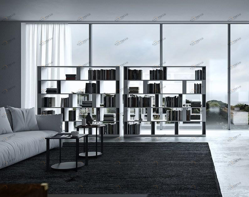 EmmeBi Открытый двухсторонний деревянный стеллаж sun-id-1435004