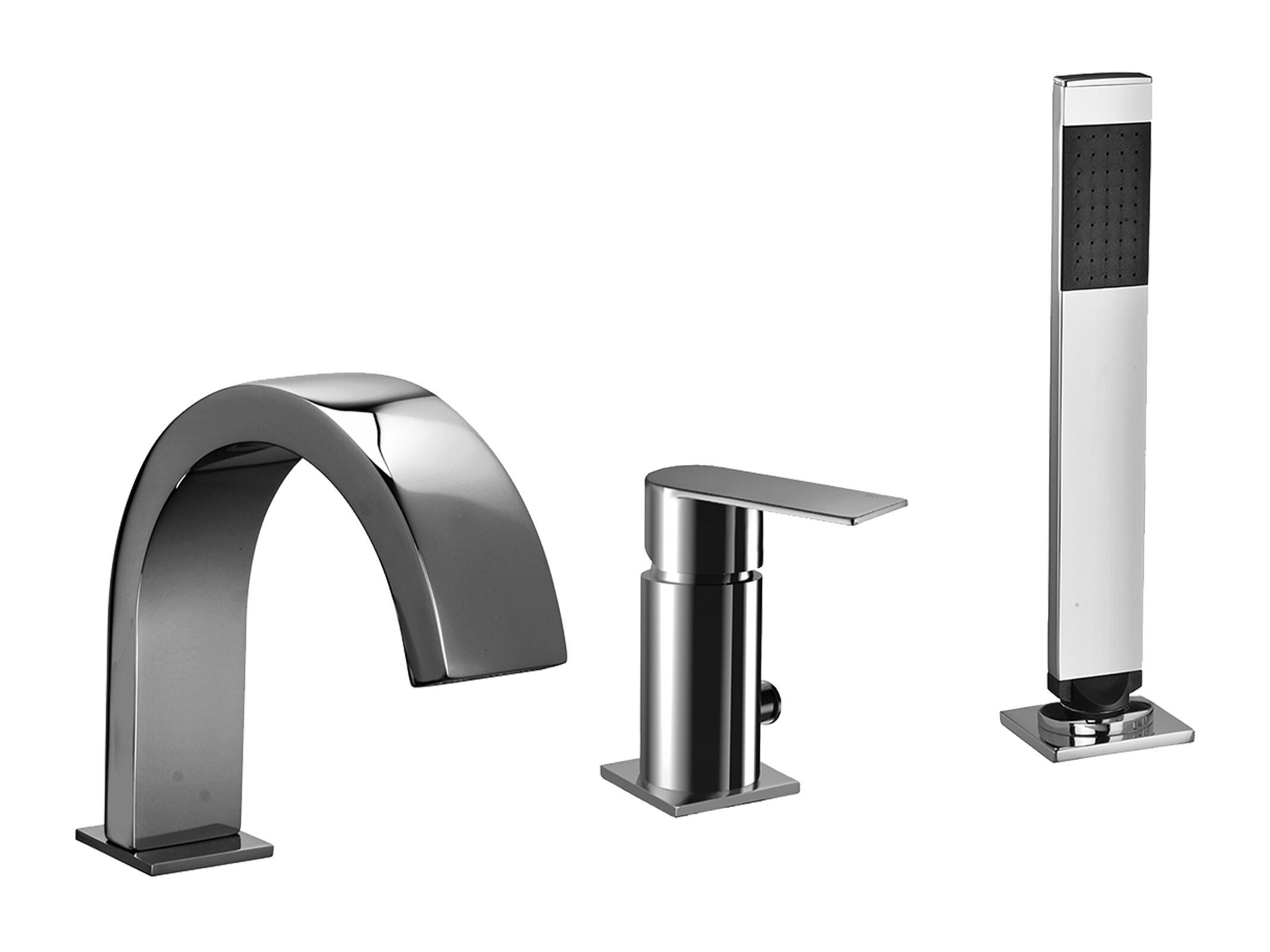 Смеситель для ванны с 3 отверстиями и ручным душем RUBINETTERIA PAFFONI Tango ARCH-00066081 - Вид №1