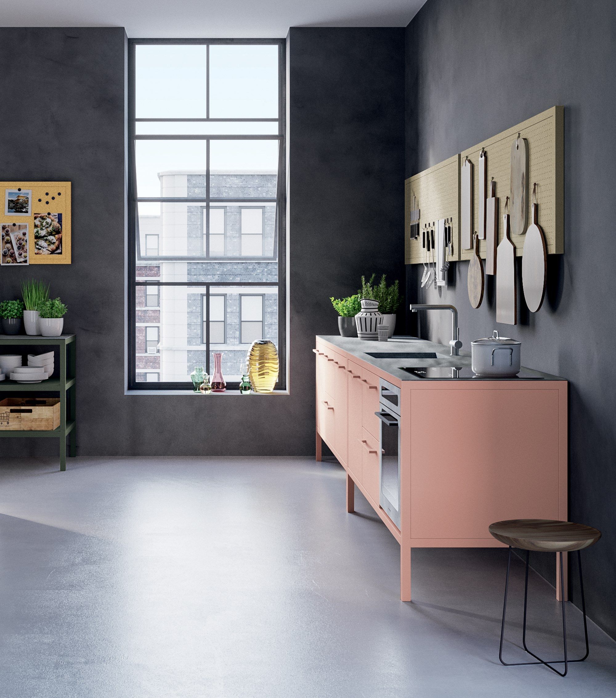 Перфорированная доска объявлений из листового металла Fantin рамка ARCH-00082867 - Вид №1