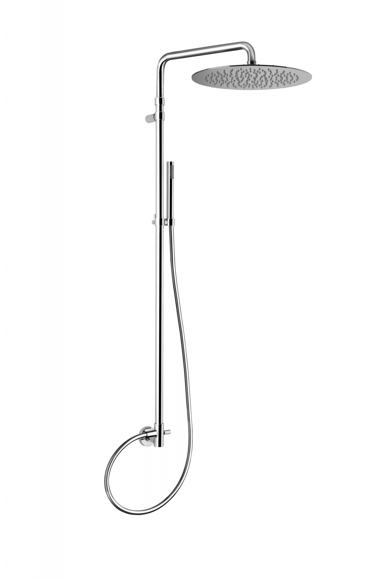 31692/ID-CR CARIMALI Душевая стойка с поворотным мостом, душевая лейка MySlim 