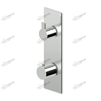 ZON646 - R97810 - R97815 Встроенный термостатический смеситель для душа 1/2 "и переключатель на 2/3 с открытием / закрытием воды. Zucchetti On 