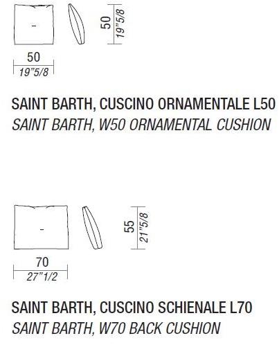 ESTEL GROUP Мягкий кожаный диван Saint barth sun-id-1438959 - Вид №8