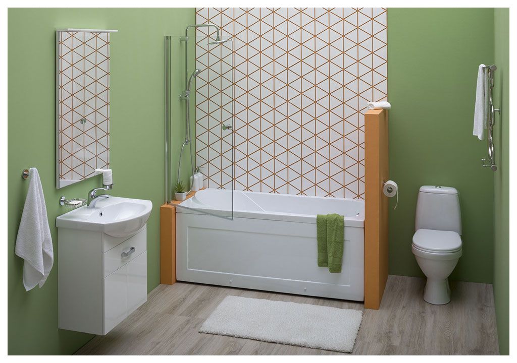 Мебель для ванной Aquanet Ирис 60 белый (1 ящик, 2 дверцы) 00198812 - Вид №9