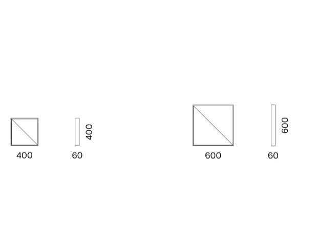 Квадратное настенное зеркало Capo d’Opera DIAGONAL ARCH-00063163 - Вид №2