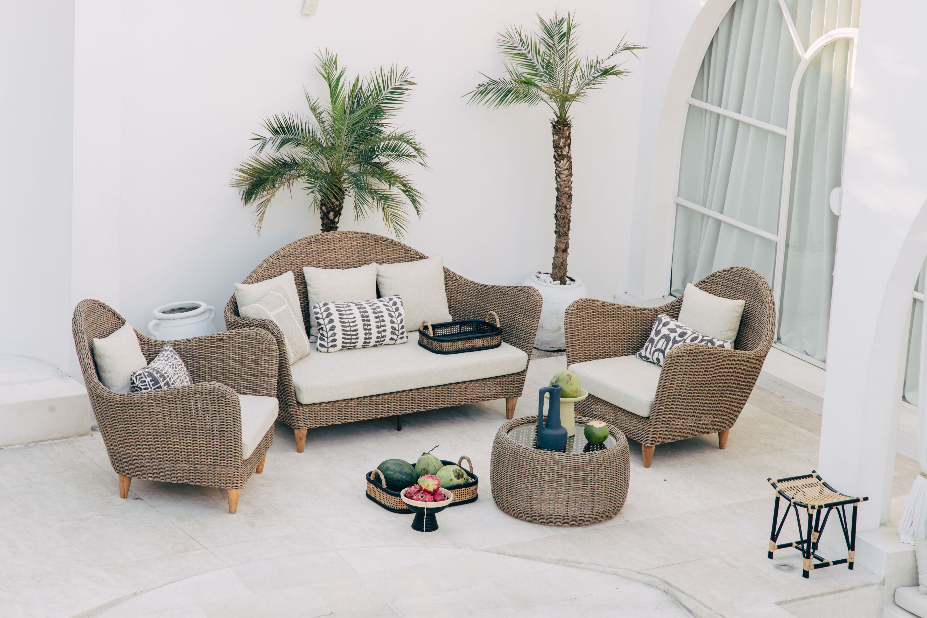 2-местный веревочный садовый диван cbdesign Зоя ARCH-00138123 - Вид №5