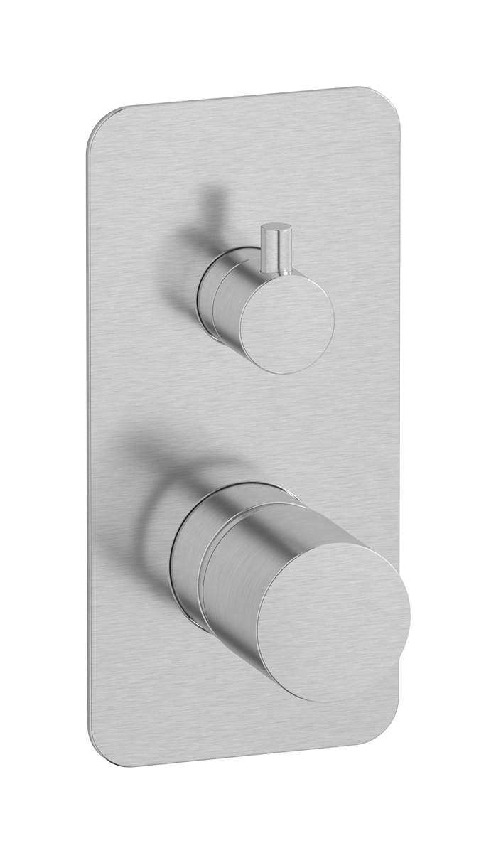 Встроенный смеситель для душа с двухходовым дивертером WE ARE IB rr310ss Brushed Nickel Brera