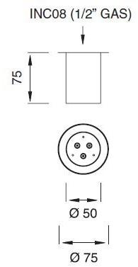 Ceadesign Потолочная душевая лейка Free ideas Fre 122 - Вид №2