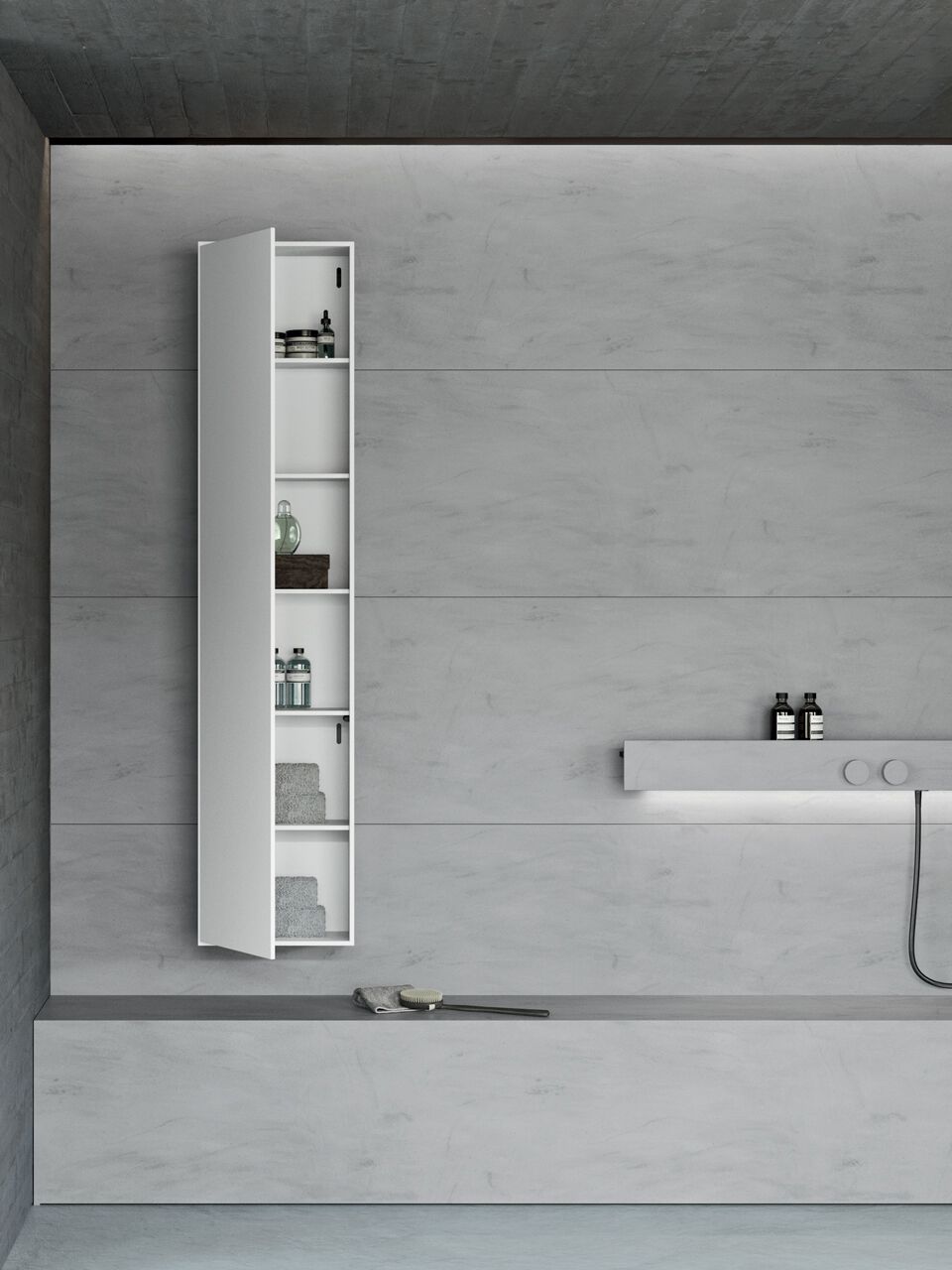 Шкаф для раковины Corian® со встроенной раковиной Rexa уникальный ARCH-00121064 - Вид №1