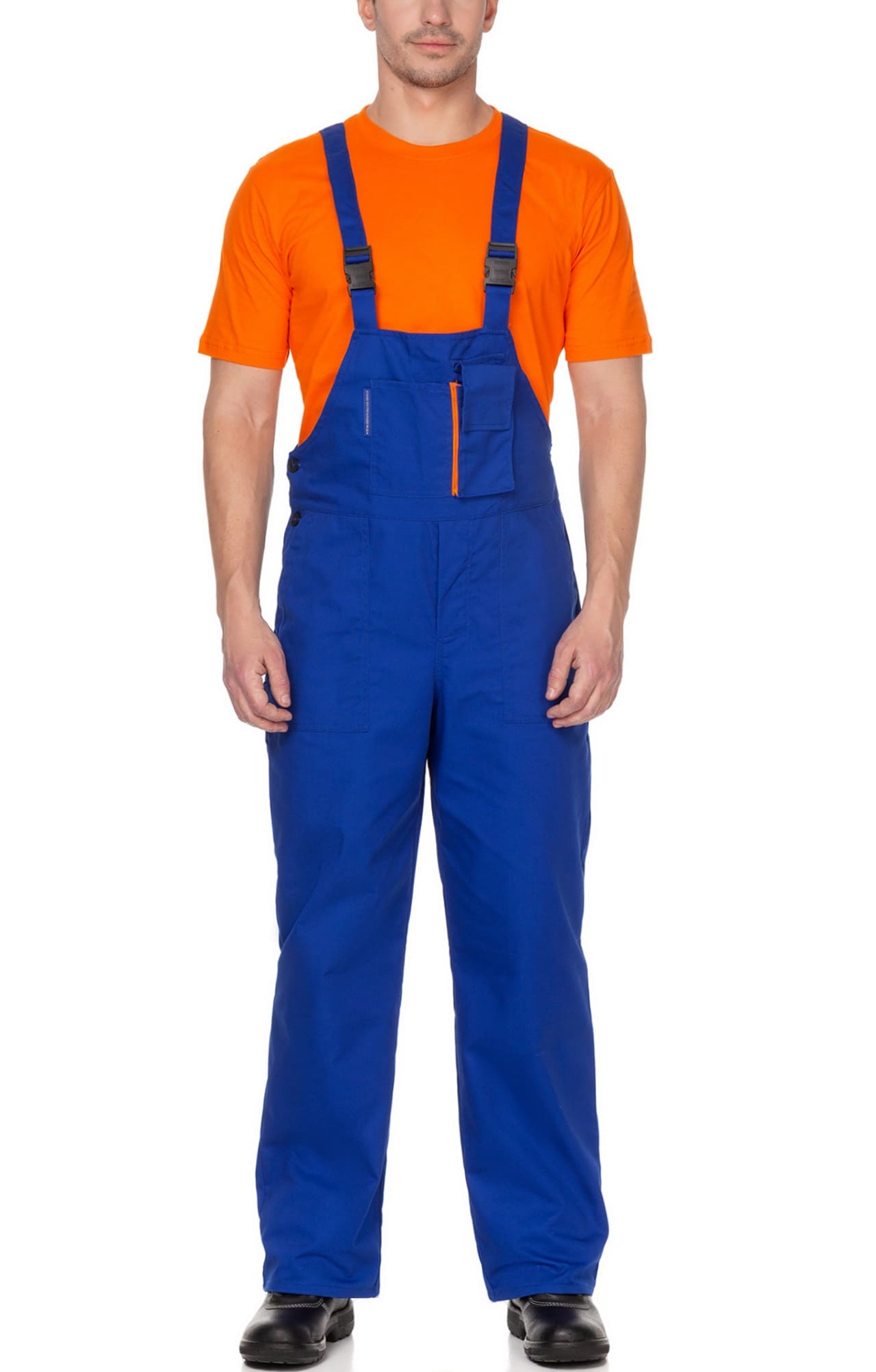 65616 Полукомбинезон "Эксперт-2" василек  Летняя спецодежда  размер 48-50/170-176  - Вид №3