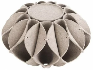 GAN Пуф из шерстяного фетра Ruff pouf