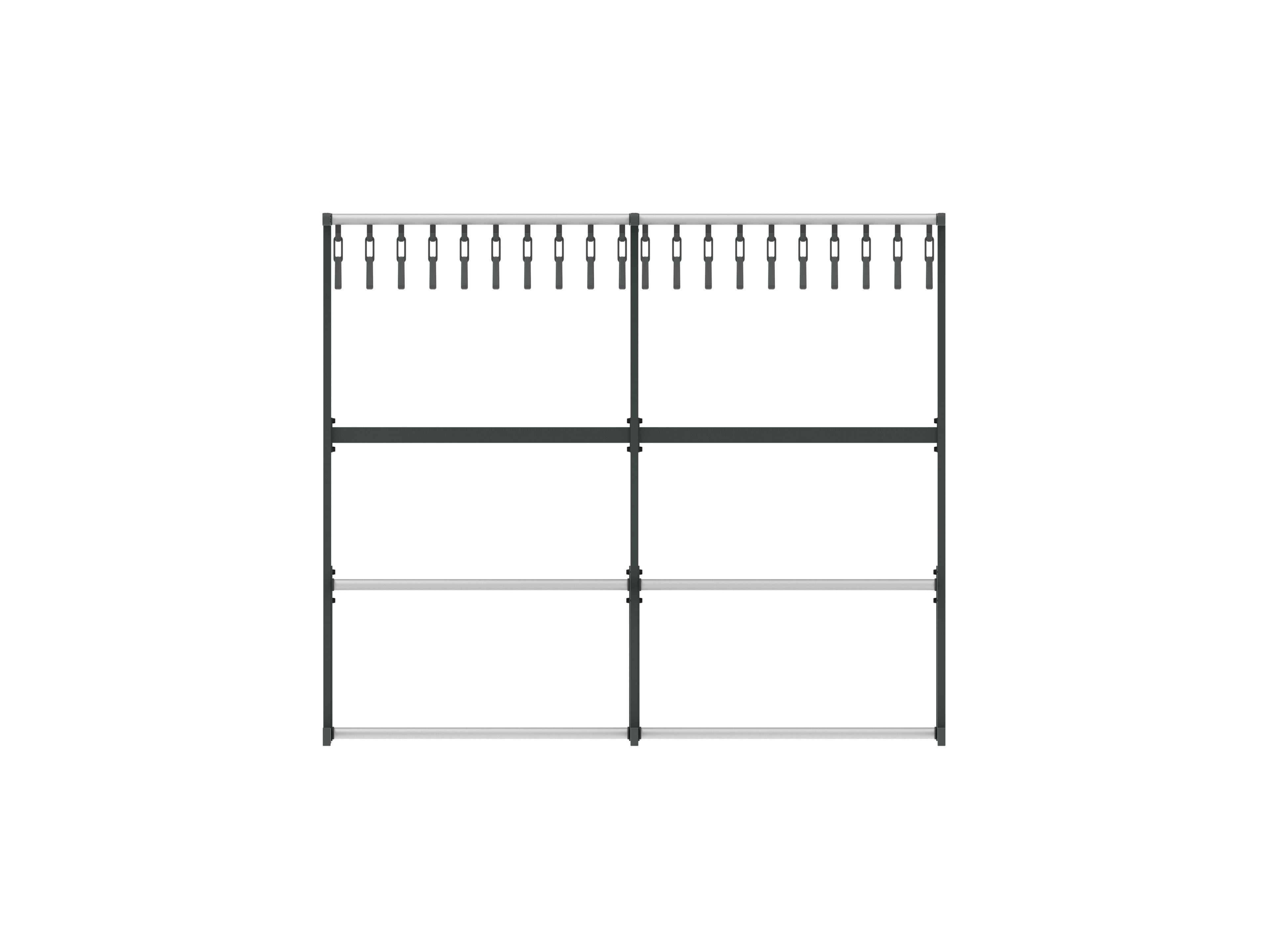 Стальная вешалка с порошковым покрытием с держателем зонта FUNCTIONALS Tertio ARCH-00065587 - Вид №6