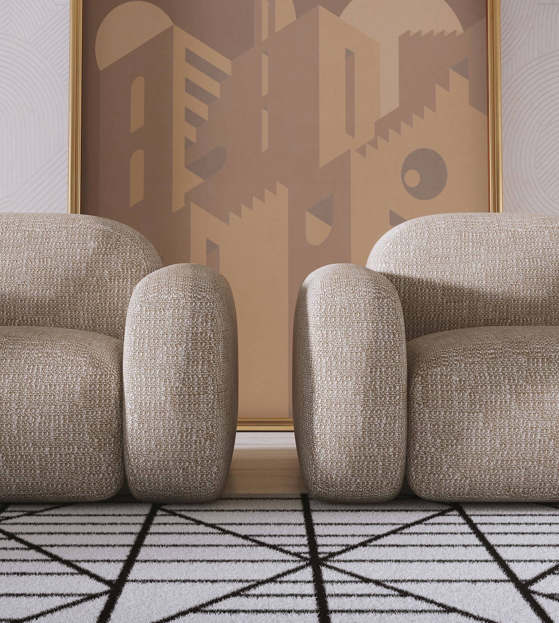 Тканевое кресло CASA +39 ENCORE Italia ARCH-00005147 - Вид №1