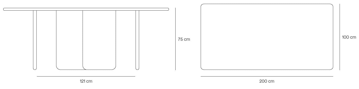 Прямоугольный стол из ясеня TEULAT Arq ARCH-00022702 - Вид №13