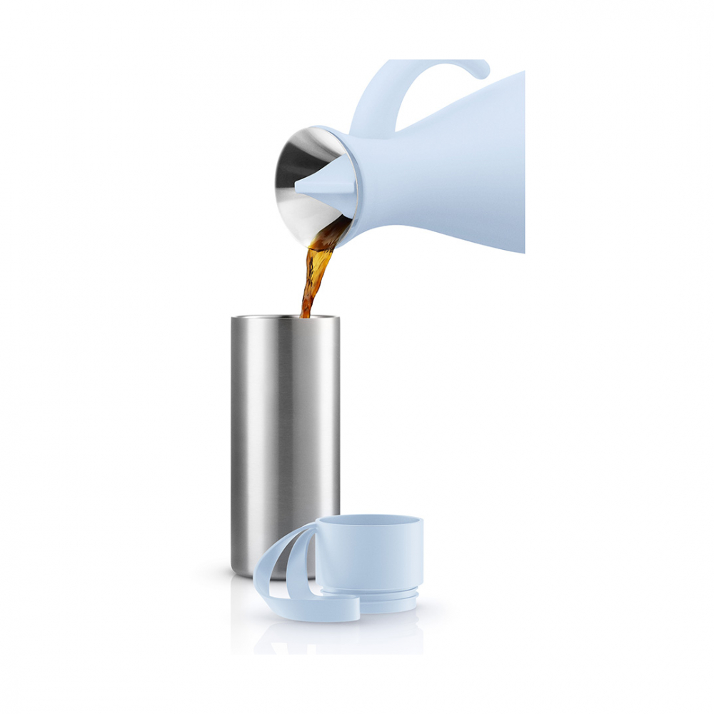 EVA SOLO 567056 Термос To Go, 350 мл, голубой Нержавеющая сталь, силикон, пластик  - Вид №2