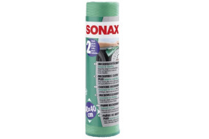 16440247 Салфетки из микрофибры для салона и стекла PLUS 1уп. 416541 Sonax