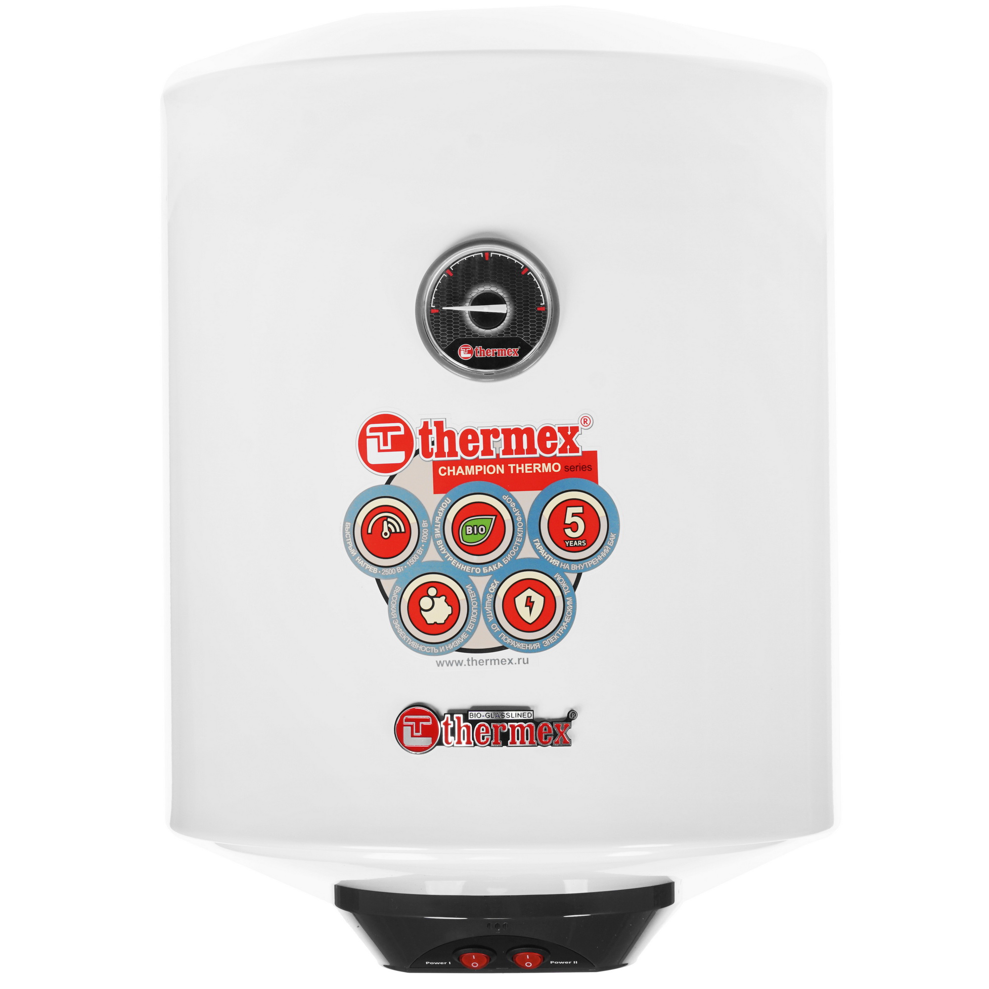 1134772 Водонагреватель электрический Thermex Thermo 30 V Slim STDN-0127155 - Вид №1