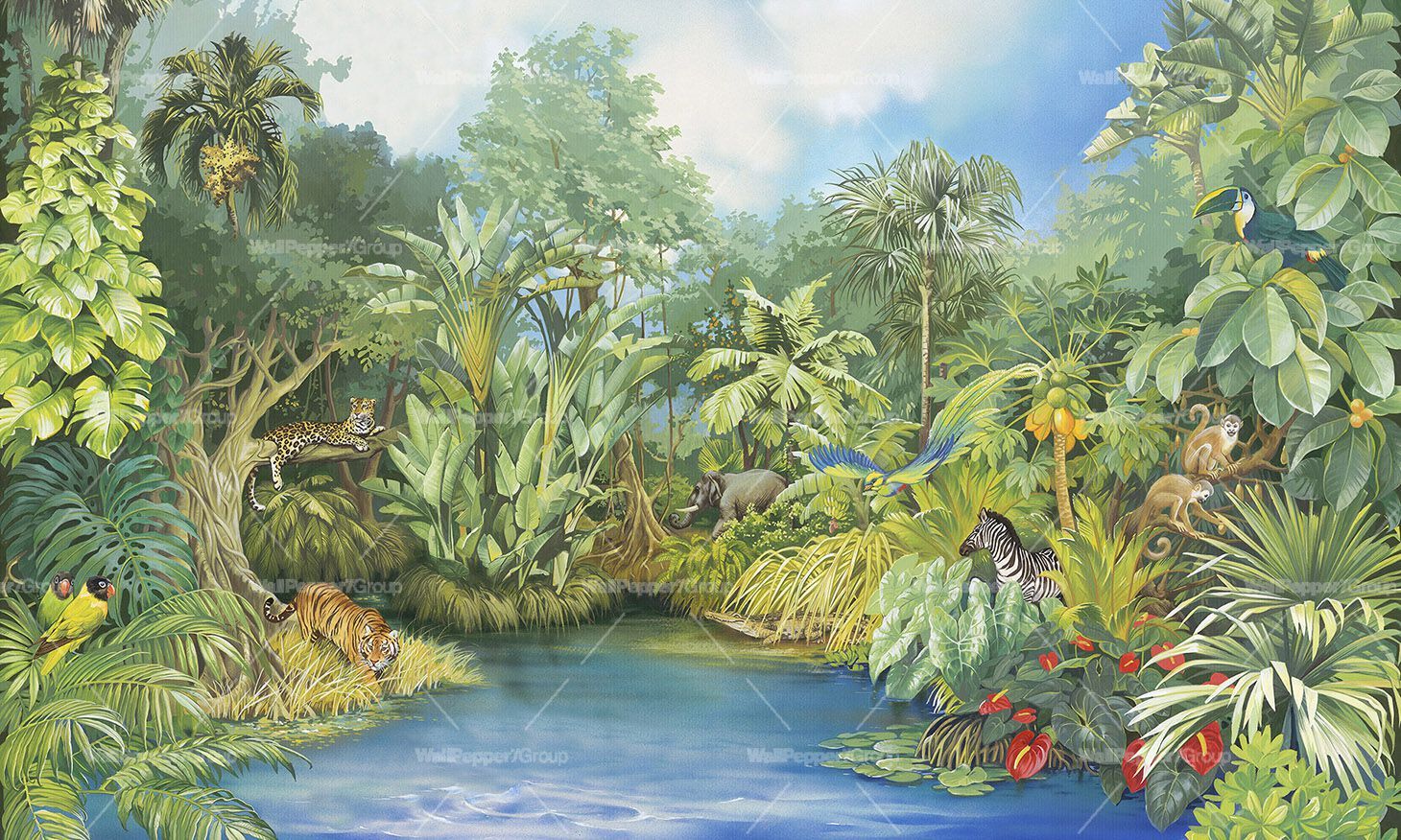 Дети обои ПВХ бесплатно, экологически чистые, моющиеся WallPepper коллекция 2023 ARCH-00107152 - Вид №1