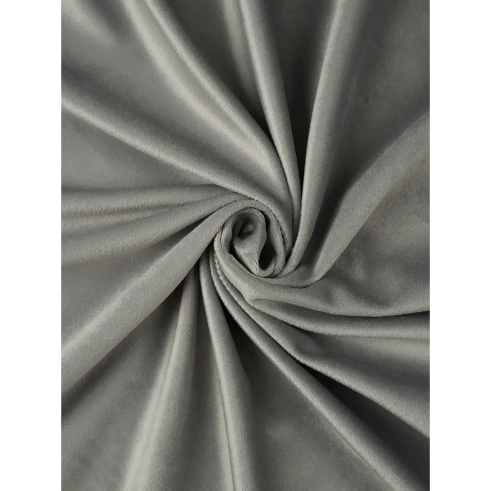 СТОЛИЦА ТЕКСТИЛЯ - Штора на ленте серый бархат 140x270 см для гостиной и спальни 89376359 STLM-1574886 - Вид №3