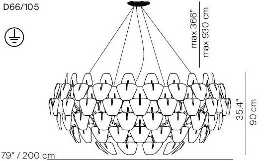 LUCEPLAN Подвесной светильник прямого и отраженного света из поликарбоната Hope sun-id-1501151 - Вид №6