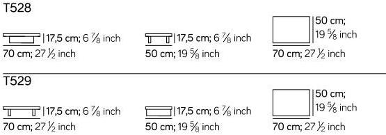 AMURA Прямоугольный мраморный журнальный столик Tau sun-id-1439521 - Вид №3