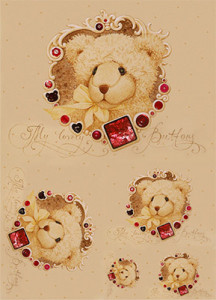 01623 Декупажная карта 30.8 x 44 см СК "My lovely buttons" Чип-Арт