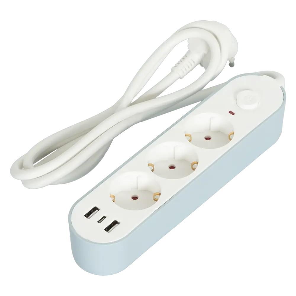 Удлинитель бытовой Skybeam 3 розетки 1.5 м белый 89376452 STLM-1563158 - Вид №1